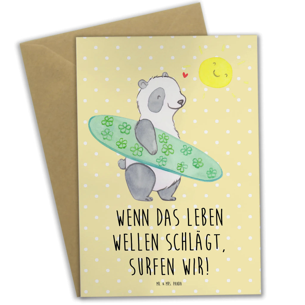 Grußkarte Sommer Wellen Surf Klappkarte, Grußkarte, Ansichtskarten, Glückwunschkarte, Karte, Geburtstagskarte, Einladungskarte, Hochzeitskarte, Sommer, Sommermotive, Urlaubsmotive, Produkte für Urlauber, Sommer Produkte