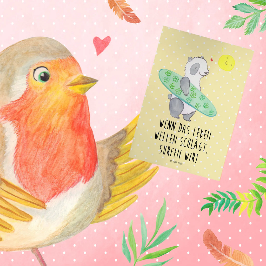 Grußkarte Sommer Wellen Surf Klappkarte, Grußkarte, Ansichtskarten, Glückwunschkarte, Karte, Geburtstagskarte, Einladungskarte, Hochzeitskarte, Sommer, Sommermotive, Urlaubsmotive, Produkte für Urlauber, Sommer Produkte