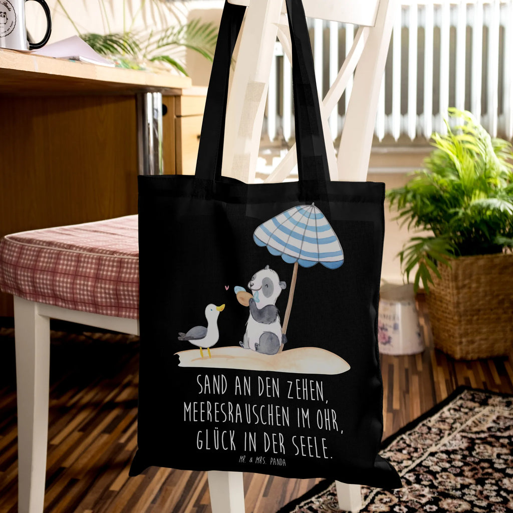 Tote bag Sand an den Zehen, Meeresrauschen im Ohr, Glück in der Seele. Umhängetasche, Stofftasche, Strandtasche, Tragetasche, Einkaufstasche, Schultertasche, Jutebeutel, Einkaufstüte, Beutel, Stoffbeutel, Badetasche, Tasche, Beuteltasche, Laptoptasche, Jutetasche, Shopper, Sommer, Sommermotive, Urlaubsmotive, Produkte für Urlauber, Sommer Produkte