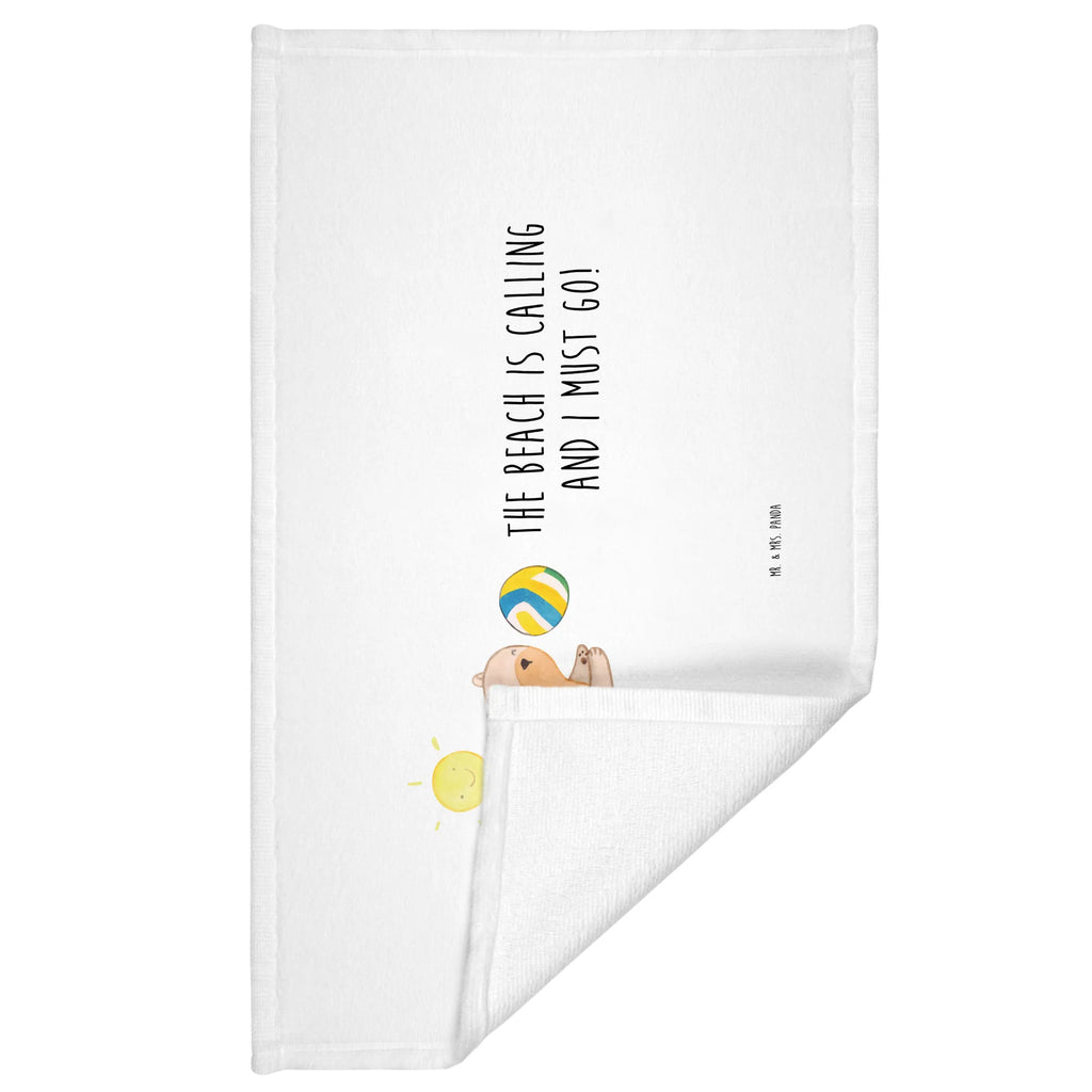 Guest towel The beach is calling and I must go! Duschtuch, Badetuch, Strandtuch, Saunatuch, Kinder Handtuch, Sommer, Sommermotive, Urlaubsmotive, Produkte für Urlauber, Sommer Produkte