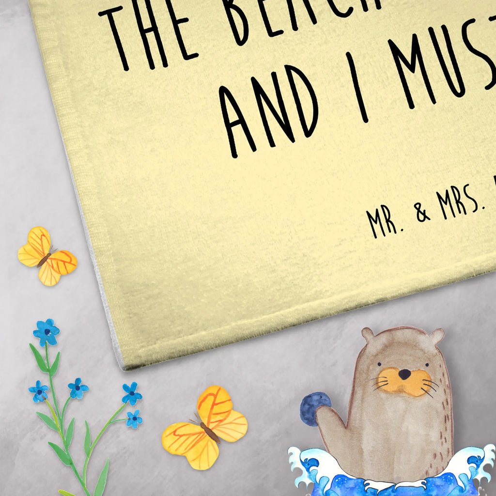 Guest towel The beach is calling and I must go! Duschtuch, Badetuch, Strandtuch, Saunatuch, Kinder Handtuch, Sommer, Sommermotive, Urlaubsmotive, Produkte für Urlauber, Sommer Produkte