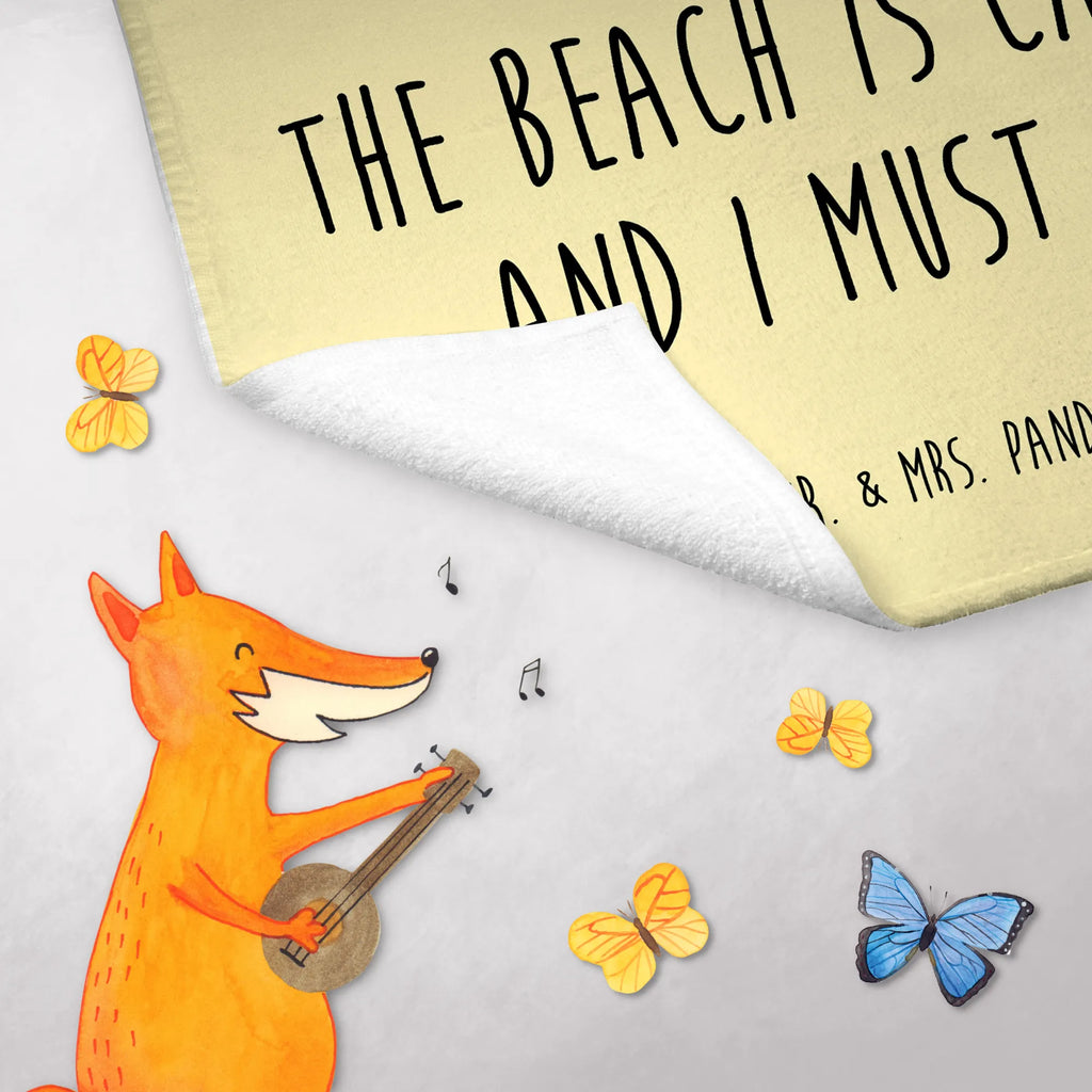 Guest towel The beach is calling and I must go! Duschtuch, Badetuch, Strandtuch, Saunatuch, Kinder Handtuch, Sommer, Sommermotive, Urlaubsmotive, Produkte für Urlauber, Sommer Produkte