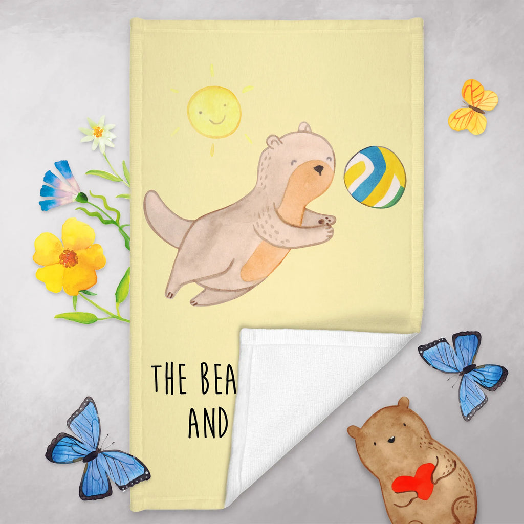 Guest towel The beach is calling and I must go! Duschtuch, Badetuch, Strandtuch, Saunatuch, Kinder Handtuch, Sommer, Sommermotive, Urlaubsmotive, Produkte für Urlauber, Sommer Produkte