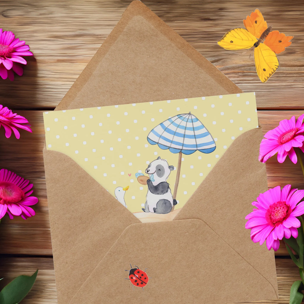 Deluxe Card Strandtage sind die besten Tage. Karte, Geburtstagskarte, Grußkarte, Hochwertige Klappkarte, Glückwunschkarte, Einladungskarte, Klappkarte, Hochwertige Grußkarte, Hochzeitskarte, Sommer, Sommermotive, Urlaubsmotive, Produkte für Urlauber, Sommer Produkte