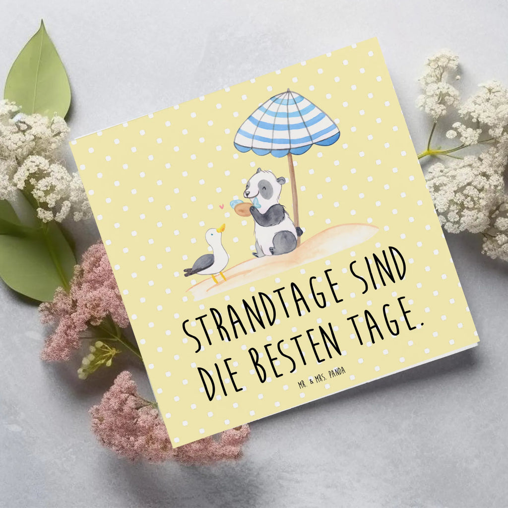 Deluxe Card Strandtage sind die besten Tage. Karte, Geburtstagskarte, Grußkarte, Hochwertige Klappkarte, Glückwunschkarte, Einladungskarte, Klappkarte, Hochwertige Grußkarte, Hochzeitskarte, Sommer, Sommermotive, Urlaubsmotive, Produkte für Urlauber, Sommer Produkte