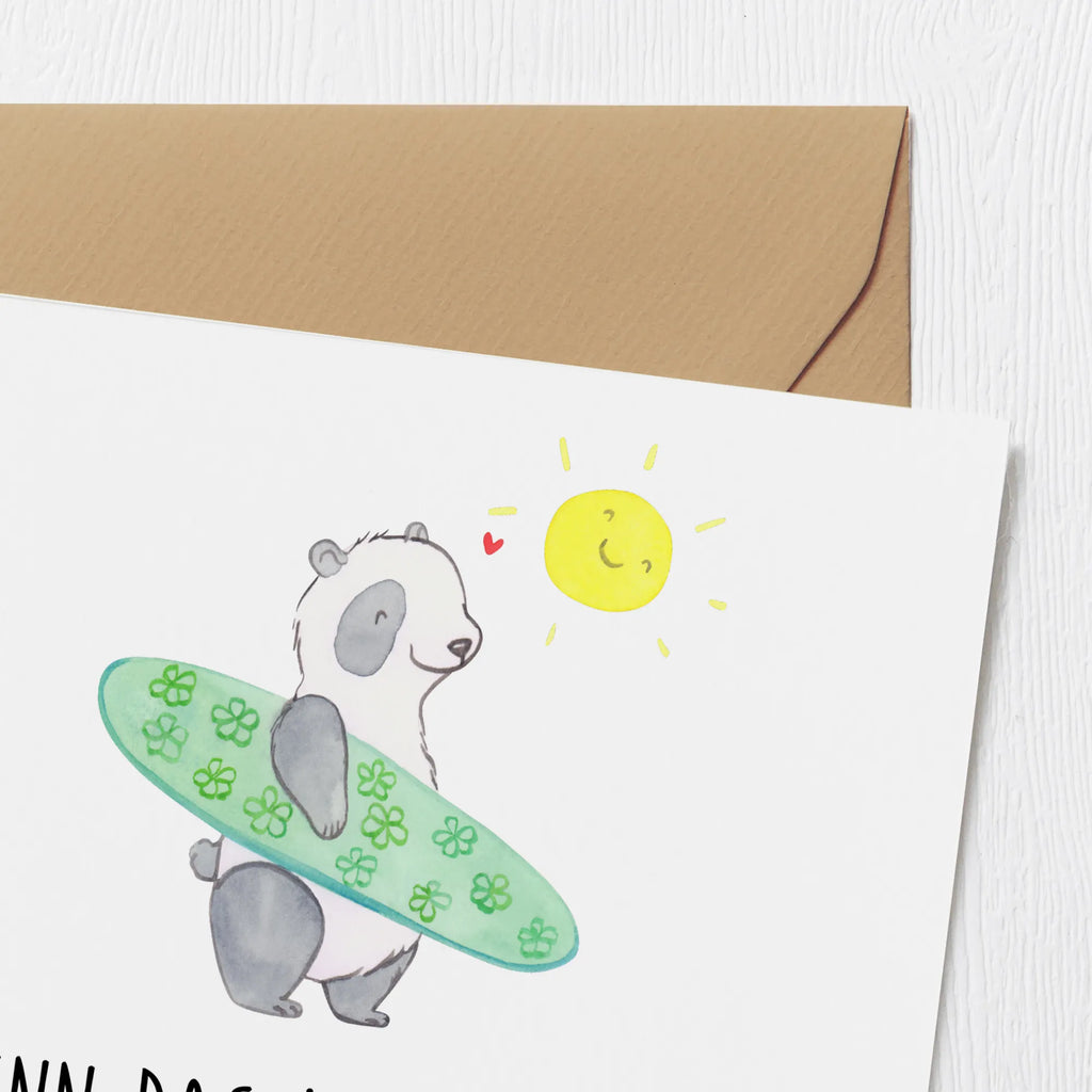 Karta Deluxe Wenn das Leben Wellen schlägt, surfen wir! Klappkarte, Karte, Hochwertige Klappkarte, Glückwunschkarte, Grußkarte, Hochzeitskarte, Geburtstagskarte, Hochwertige Grußkarte, Einladungskarte, Sommer, Sommermotive, Urlaubsmotive, Produkte für Urlauber, Sommer Produkte