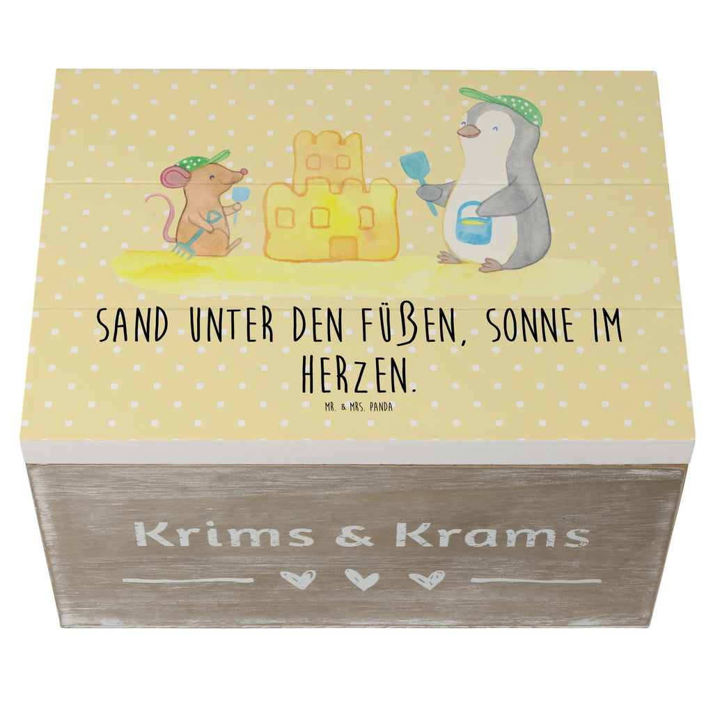 Wooden chest Sand unter den Füßen, Sonne im Herzen. Aufbewahrungsbox, Holzkiste, Erinnerungskiste, Kiste, Dekokiste, Geschenkbox, Erinnerungsbox, Schatzkiste, Geschenkdose, XXL, Truhe, Schatulle, Sommer, Sommermotive, Urlaubsmotive, Produkte für Urlauber, Sommer Produkte