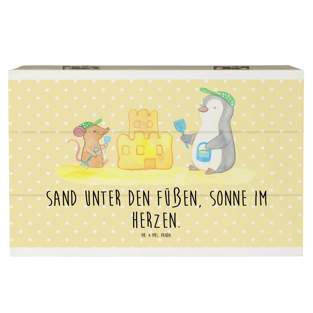 Wooden chest Sand unter den Füßen, Sonne im Herzen. Aufbewahrungsbox, Holzkiste, Erinnerungskiste, Kiste, Dekokiste, Geschenkbox, Erinnerungsbox, Schatzkiste, Geschenkdose, XXL, Truhe, Schatulle, Sommer, Sommermotive, Urlaubsmotive, Produkte für Urlauber, Sommer Produkte