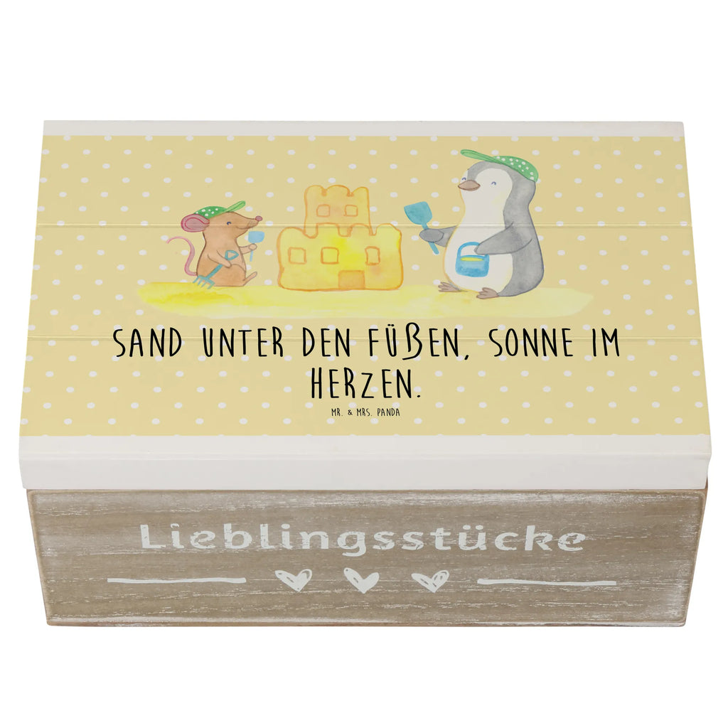 Wooden chest Sand unter den Füßen, Sonne im Herzen. Aufbewahrungsbox, Holzkiste, Erinnerungskiste, Kiste, Dekokiste, Geschenkbox, Erinnerungsbox, Schatzkiste, Geschenkdose, XXL, Truhe, Schatulle, Sommer, Sommermotive, Urlaubsmotive, Produkte für Urlauber, Sommer Produkte