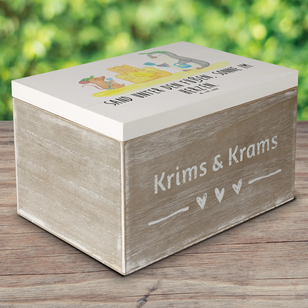 Wooden chest Sand unter den Füßen, Sonne im Herzen. Aufbewahrungsbox, Holzkiste, Erinnerungskiste, Kiste, Dekokiste, Geschenkbox, Erinnerungsbox, Schatzkiste, Geschenkdose, XXL, Truhe, Schatulle, Sommer, Sommermotive, Urlaubsmotive, Produkte für Urlauber, Sommer Produkte