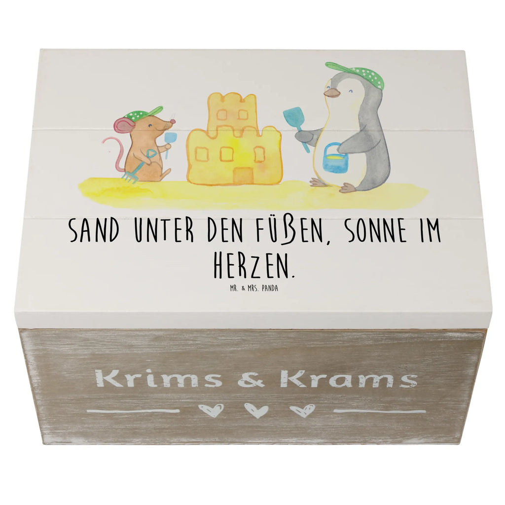 Wooden chest Sand unter den Füßen, Sonne im Herzen. Aufbewahrungsbox, Holzkiste, Erinnerungskiste, Kiste, Dekokiste, Geschenkbox, Erinnerungsbox, Schatzkiste, Geschenkdose, XXL, Truhe, Schatulle, Sommer, Sommermotive, Urlaubsmotive, Produkte für Urlauber, Sommer Produkte
