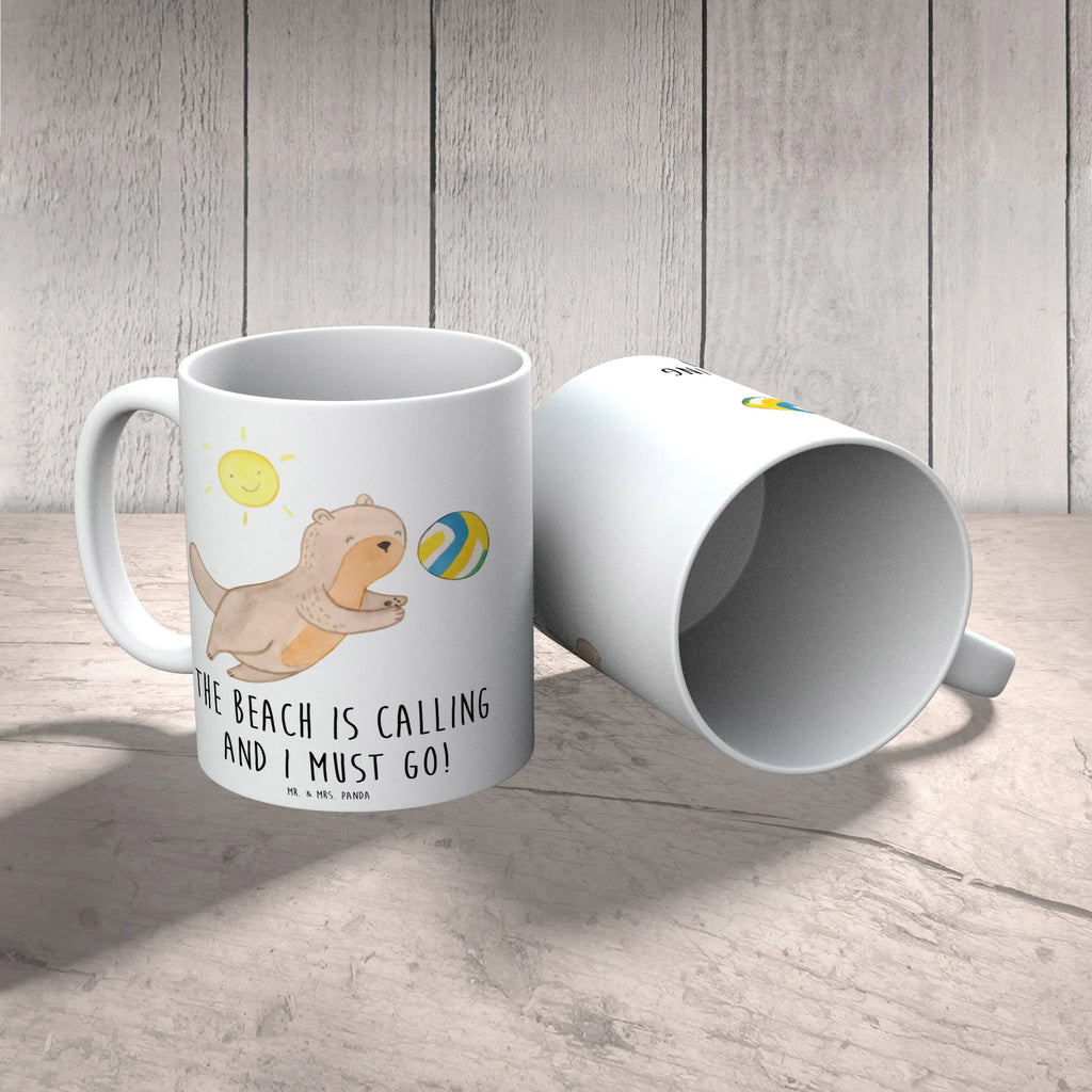 Tasse Sommer Meer Strand Geschenktasse, Tasse mit Motiven, Teetasse, Tasse, Bürotasse, Keramiktasse, Kaffeetasse, Tasse mit Zitaten, Porzellantasse, Sommer, Sommermotive, Urlaubsmotive, Produkte für Urlauber, Sommer Produkte
