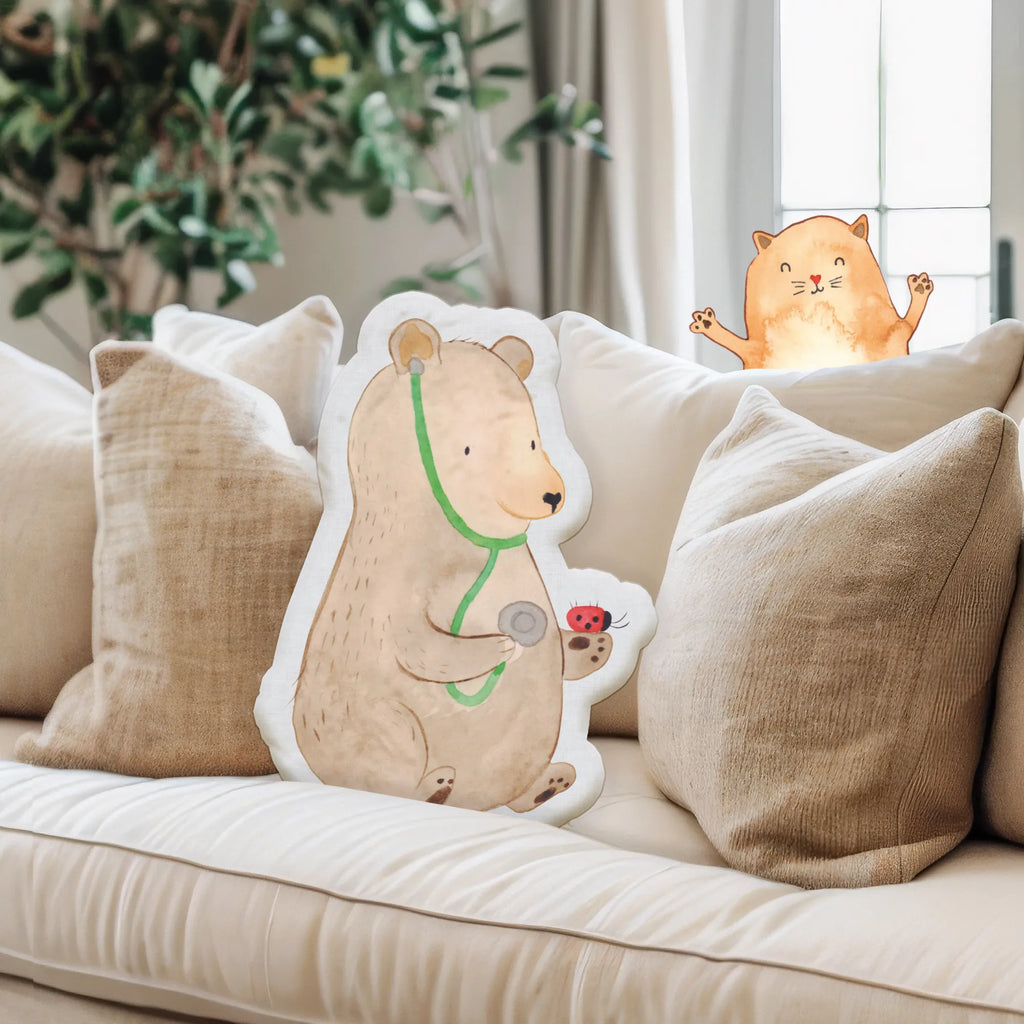 Animal Pillow bear Physician bear, teddy, teddy bear, cuddly toy, Doctor, Professor, Bear