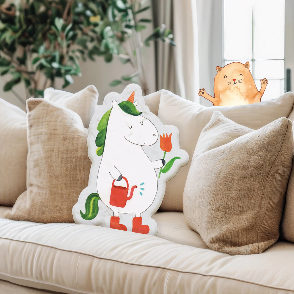 Animal Pillow unicorn gardener unicorn, unicorns, gardener present, garden, Girlfriend gift, Unicorn, gardener gift, Watering-Can, Flower