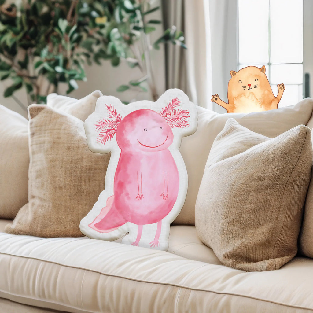 Animal Pillow axolotl Happy Axolotl, Axelotl, marine animals, Mexican walking fish, salamander, axolot, good mood, motivation, tail, amphibian, axolotl