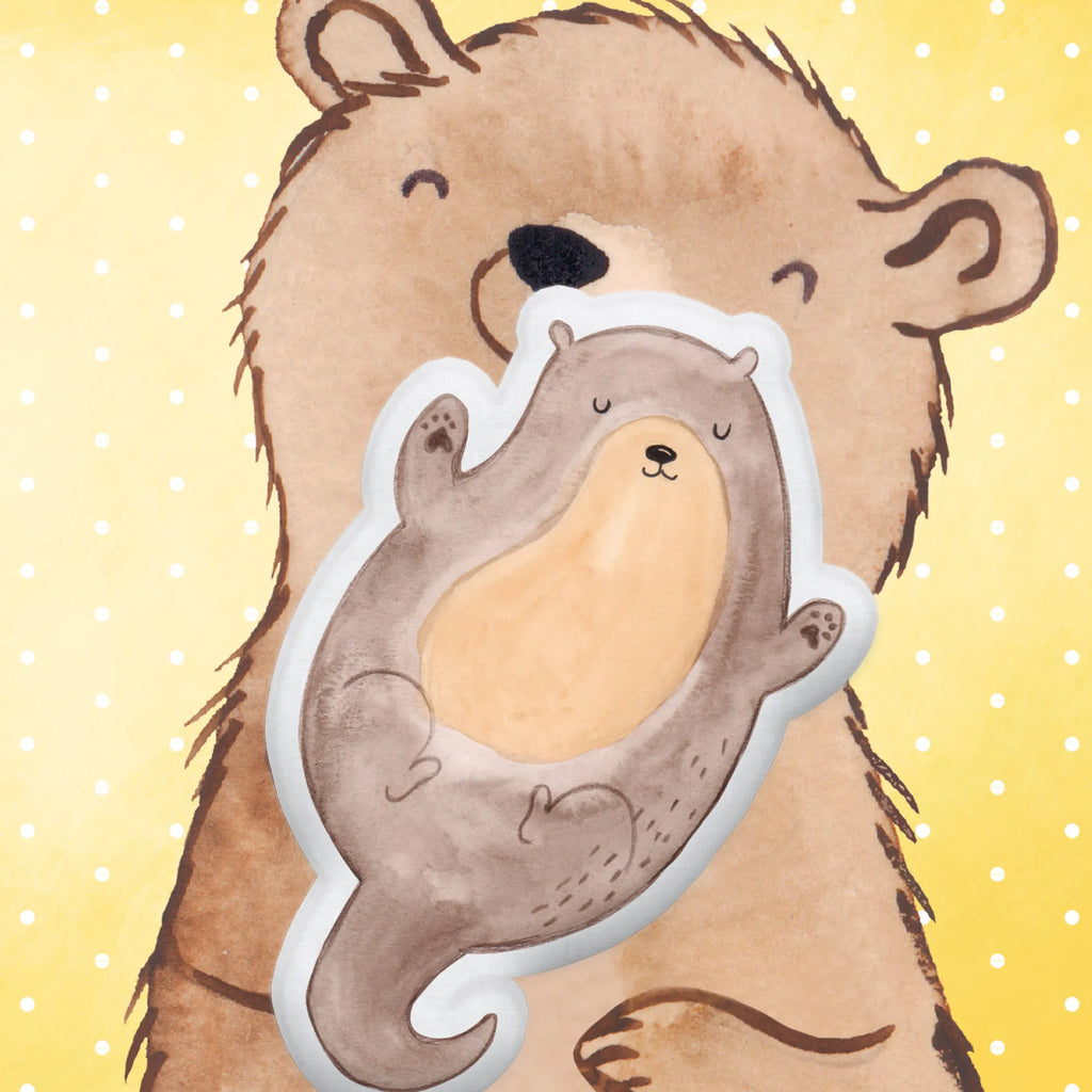 Animal Pillow otter Embrace otter, marten, sea otter, European otter, water mammal, aquatic animal, baby otter, predator, water, otter gifts, animal lover, gift ideas for animal lovers, animal, mammal, water animal, gifts for people in love, Otter Sea Otter Lake Otter