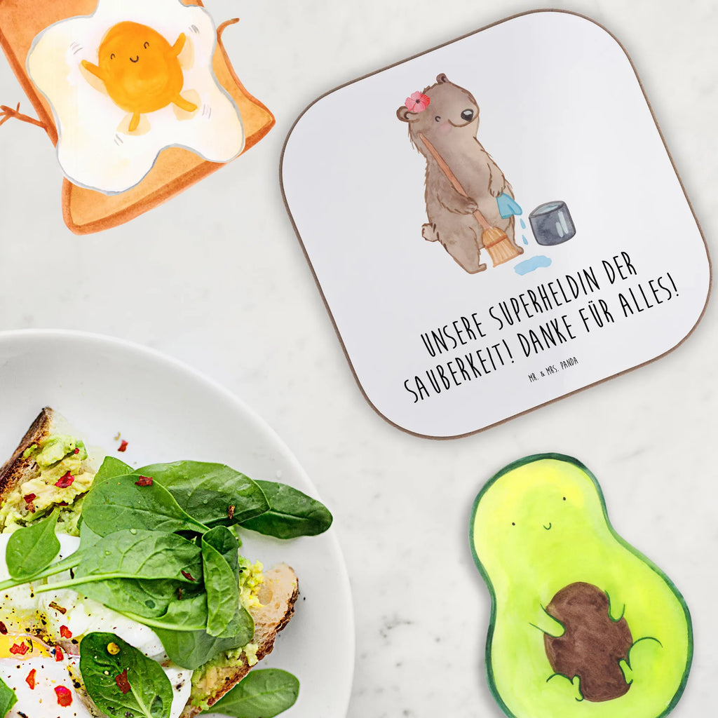 Square coaster Unsere Superheldin der Sauberkeit! Danke für alles! Untersetzer, Untersetzer aus Holz, Holzuntersetzer, Untersetzer Holz, Glasuntersetzer, Bierdeckel, Untersetzer Design, Getränkeuntersetzer, Korkuntersetzer, Tassen Untersetzer, Untersetzer Gläser, Untersetzer für Gläser
