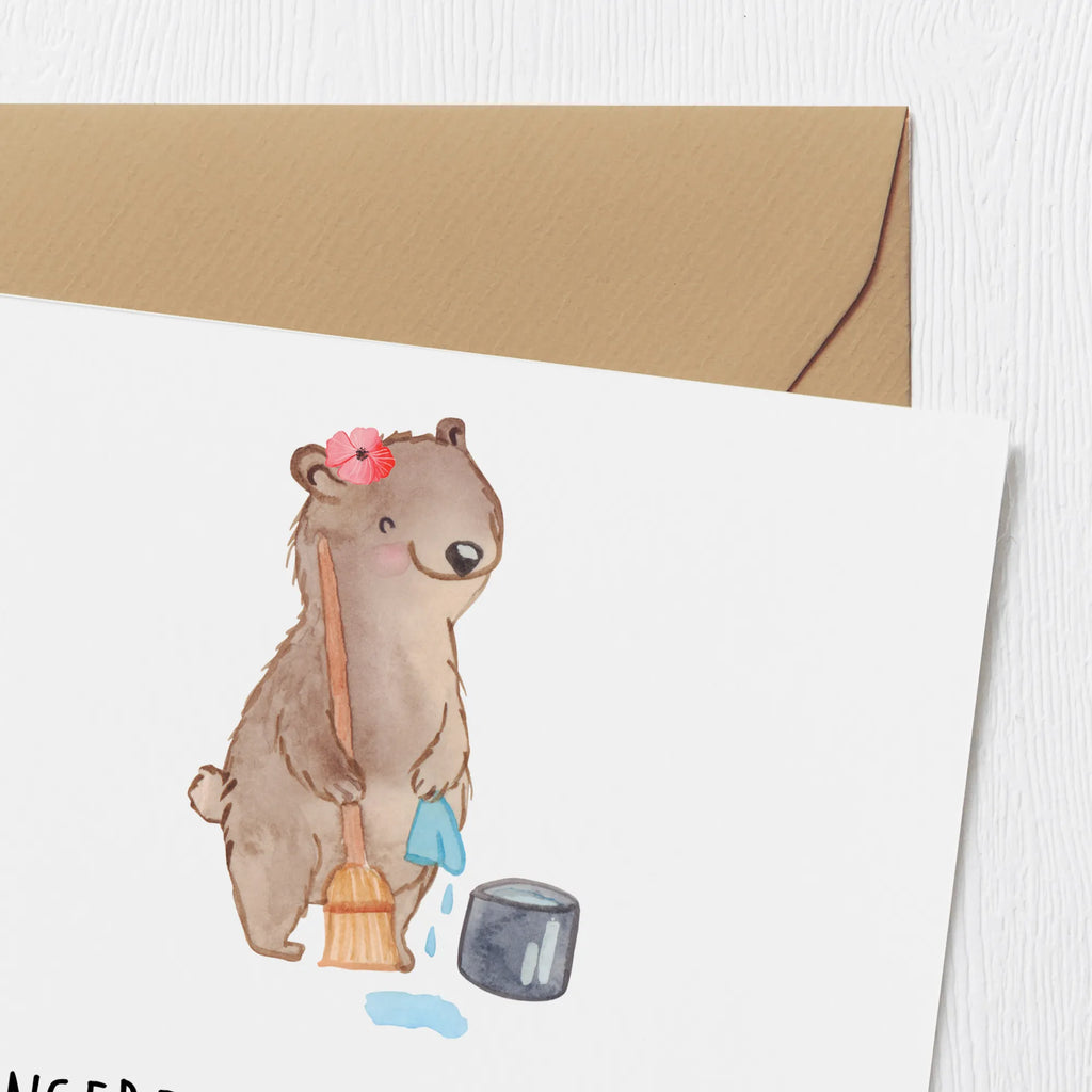 Deluxe Card Unsere Superheldin der Sauberkeit! Danke für alles! Einladungskarte, Glückwunschkarte, Hochwertige Grußkarte, Geburtstagskarte, Grußkarte, Hochwertige Klappkarte, Klappkarte, Karte, Hochzeitskarte