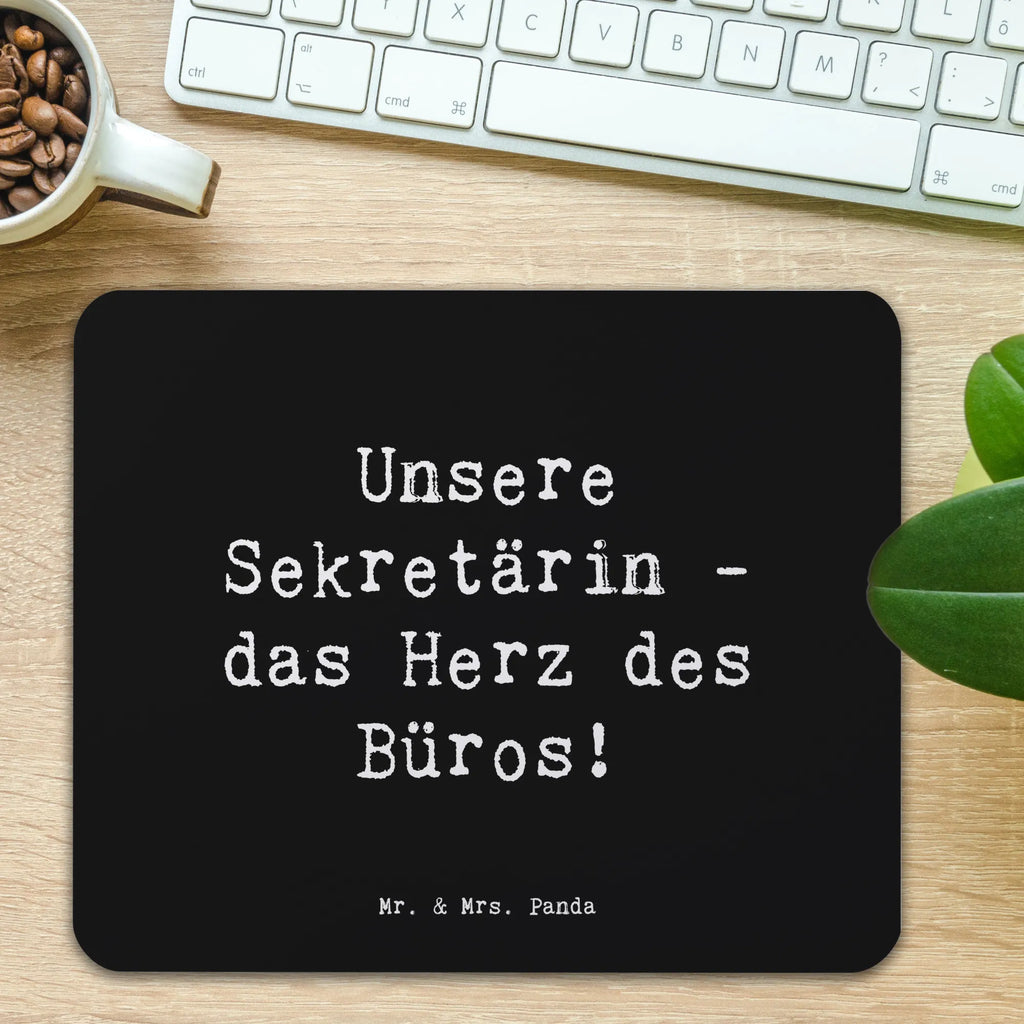 Mauspad Spruch Sekretärin Herz Büroausstattung, Mousepad, PC Zubehör, Computer zubehör, Mausunterlage, Einzigartiges Mauspad, Designer Mauspad, Mauspad, Arbeitszimmer, Mauspad Büro