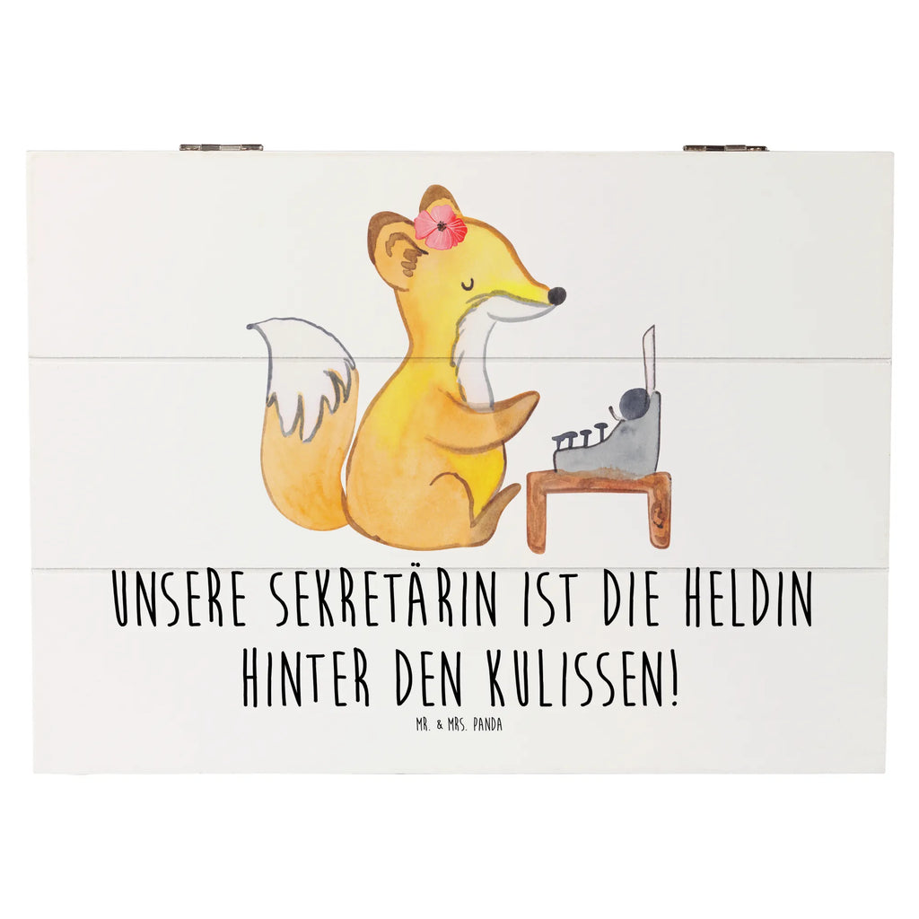 Holzkiste Sekretärin Heldin Geschenkbox, Dekokiste, Holzkiste, Schatzkiste, Schatulle, Geschenkdose, Kiste, Erinnerungsbox, XXL, Erinnerungskiste, Truhe, Aufbewahrungsbox