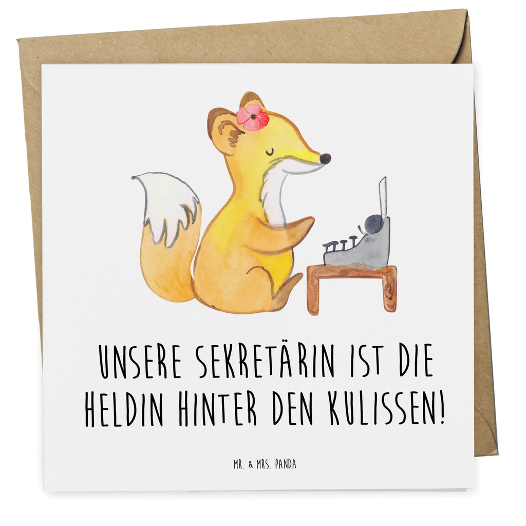 Deluxe Card Unsere Sekretärin ist die Heldin hinter den Kulissen! Hochzeitskarte, Geburtstagskarte, Glückwunschkarte, Klappkarte, Einladungskarte, Hochwertige Grußkarte, Hochwertige Klappkarte, Grußkarte, Karte