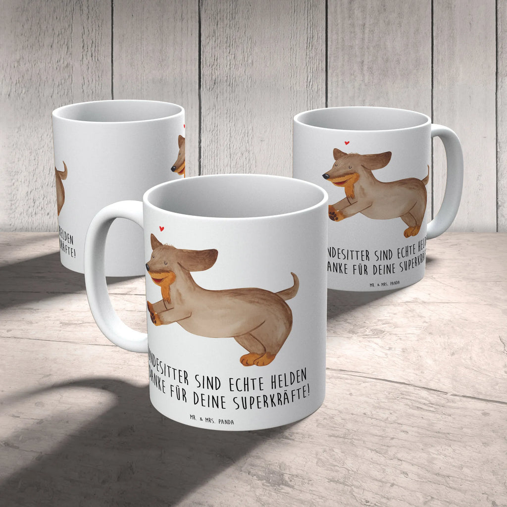 Tasse Hundesitter Helden Keramiktasse, Geschenktasse, Porzellantasse, Tasse mit Motiven, Bürotasse, Kaffeetasse, Tasse, Teetasse, Tasse mit Zitaten