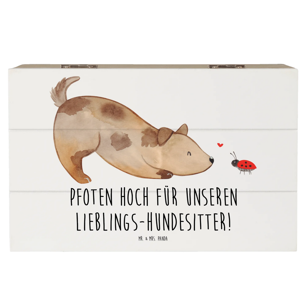 Holzkiste Lieblings-Hundesitter Geschenkbox, Kiste, Erinnerungsbox, Dekokiste, Erinnerungskiste, Truhe, Schatzkiste, Geschenkdose, Holzkiste, XXL, Schatulle, Aufbewahrungsbox