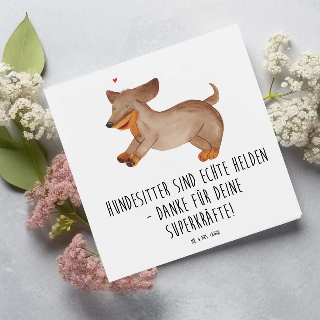 Deluxe Card Hundesitter sind echte Helden - danke für deine Superkräfte! anlasskarte, faltkarte, Klappkarte, doppelkarte, Glückwunschkarte, Grußkarte, wanddeko, liebe, glück, sprüche, geschenkideen, alltag verschönern, lebensweisheiten, schöne sprüche, wohnaccessoires, motivation, zitate, nachhaltige geschenke, sprüche sammlung, inspiration, shopify, freude, spruch kollektion, mr and mrs panda, Dekoration, Lächeln, Kreativ, Einzigartig