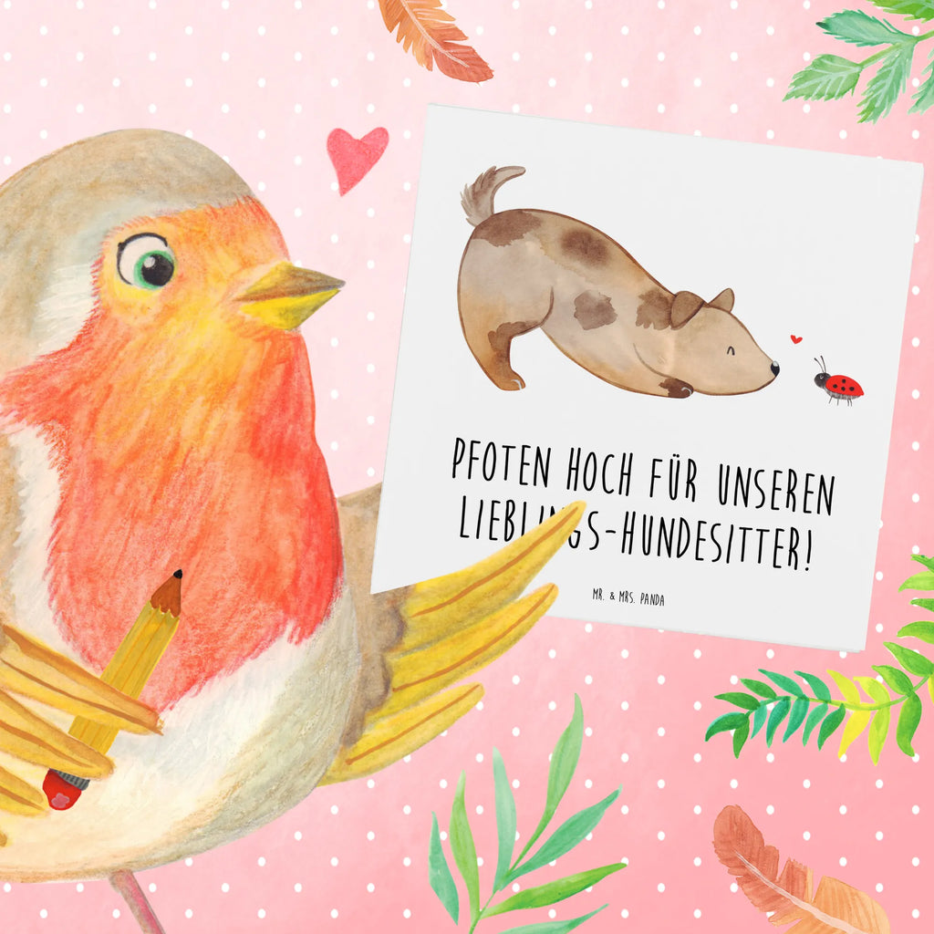 Deluxe Karte Lieblings-Hundesitter Glückwunschkarte, Hochwertige Grußkarte, Geburtstagskarte, Klappkarte, Hochwertige Klappkarte, Karte, Einladungskarte, Hochzeitskarte, Grußkarte