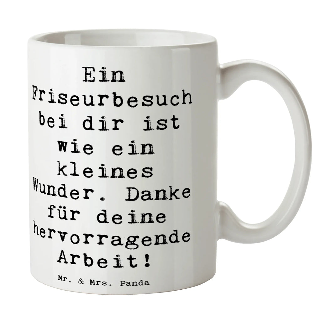 Tasse Spruch Friseur Wunder Tasse, Bürotasse, Kaffeetasse, Porzellantasse, Geschenktasse, Tasse mit Zitaten, Keramiktasse, Tasse mit Motiven, Teetasse