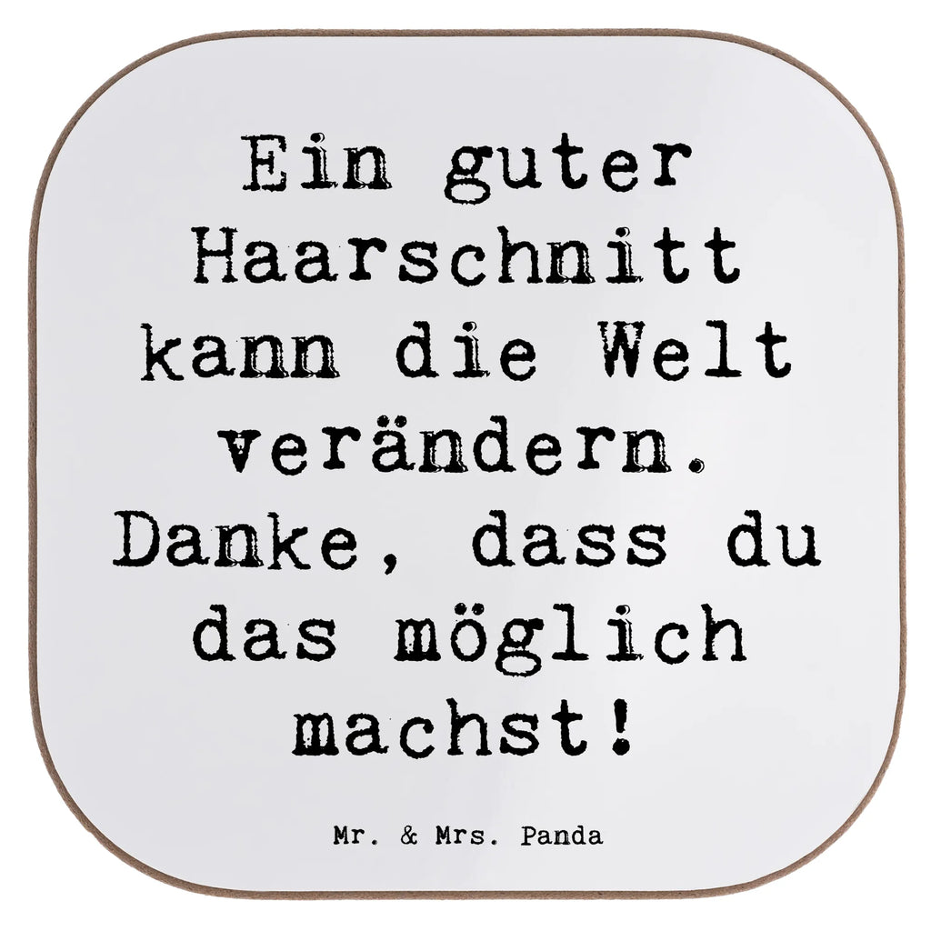 Square coaster Saying Ein guter Haarschnitt kann die Welt verändern. Danke, dass du das möglich machst! Untersetzer, Bierdeckel, Glasuntersetzer, Untersetzer Gläser, Getränkeuntersetzer, Untersetzer aus Holz, Untersetzer für Gläser, Korkuntersetzer, Untersetzer Holz, Holzuntersetzer, Tassen Untersetzer, Untersetzer Design