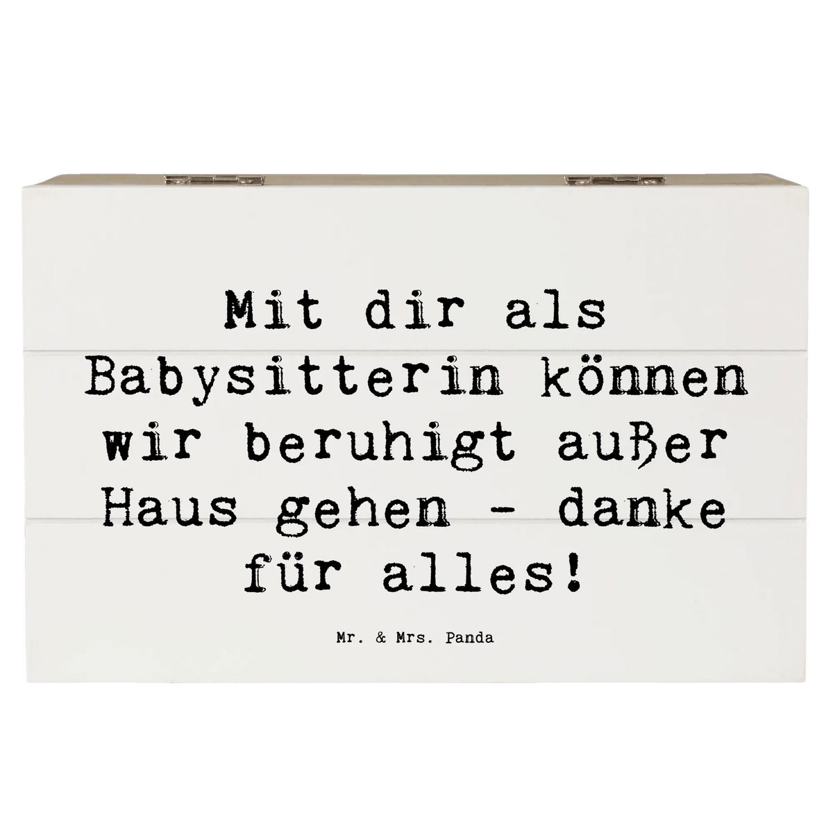 Holzkiste Spruch Babysitter Dank Aufbewahrungsbox aus Holz, Kiste, Holztruhe, fotobox, aufbewahrungskiste mit deckel, geschenkkiste, Holzbox mit Deckel, schatzkiste holz, geschenkbox holz, Holzbox, Erinnerungskiste, Schatulle, schmuckbox, Truhe, holzschatulle, geschenkbox mit deckel, holzschachtel, truhe holz, holzkästchen, fotokiste, Aufbewahrungskiste, box holz, Holz Aufbewahrungsbox, Aufbewahrungsbox Holz, Geschenkbox, Aufbewahrungstruhe, Schatzkiste, Kiste mit Deckel, erinnerungsbox holz, Erinnerungsbox, Holzkiste mit Deckel, Holzkiste, schatztruhe, Box, Box aus Holz, schmucktruhe, schmuckkiste, truhe mit deckel, kiste holz, wanddeko, Dekoration, sprüche, zitate, spruch kollektion, inspiration, motivation, lebensweisheiten, geschenkideen, wohnaccessoires, sprüche sammlung, schöne sprüche, glück, liebe, freude, Lächeln, alltag verschönern, nachhaltige geschenke, Kreativ, Einzigartig, shopify, mr and mrs panda
