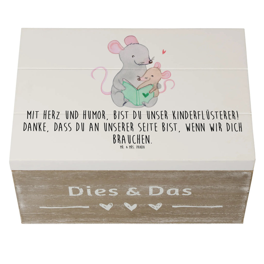 Holzkiste Baby-Sitter Engelflüsterer Truhe, Erinnerungskiste, Geschenkdose, Erinnerungsbox, Kiste, Schatulle, Aufbewahrungsbox, Dekokiste, Schatzkiste, Geschenkbox, XXL, Holzkiste