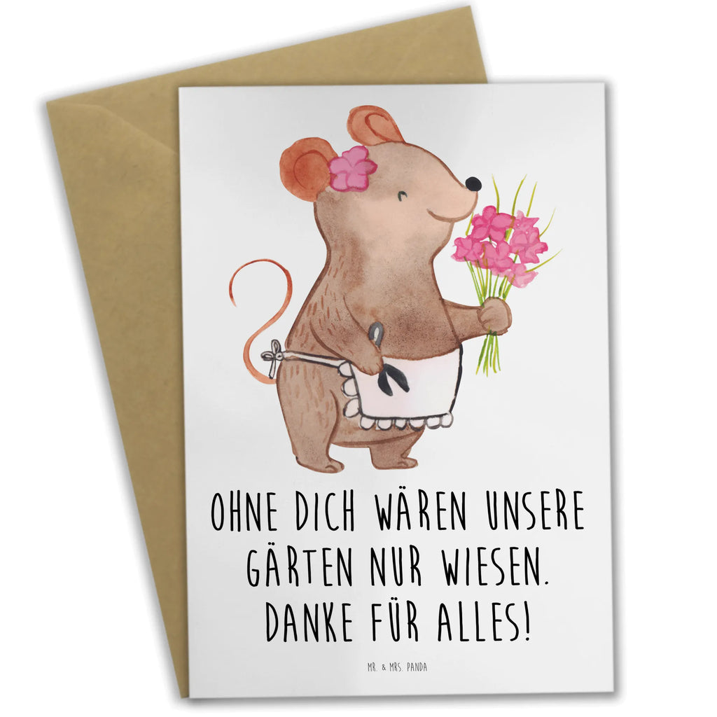 Grußkarte Dankbarer Gärtner Ansichtskarten, Hochzeitskarte, Klappkarte, Grußkarte, Glückwunschkarte, Karte, Geburtstagskarte, Einladungskarte