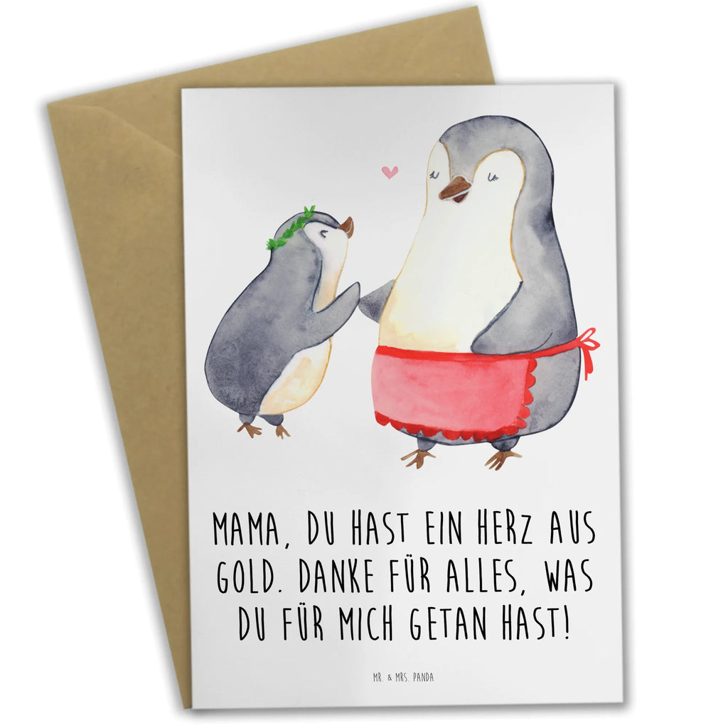 Greetings card Mama, du hast ein Herz aus Gold. Danke für alles, was du für mich getan hast! Klappkarte, Glückwunschkarte, Hochzeitskarte, Grußkarte, Karte, Ansichtskarten, Einladungskarte, Geburtstagskarte