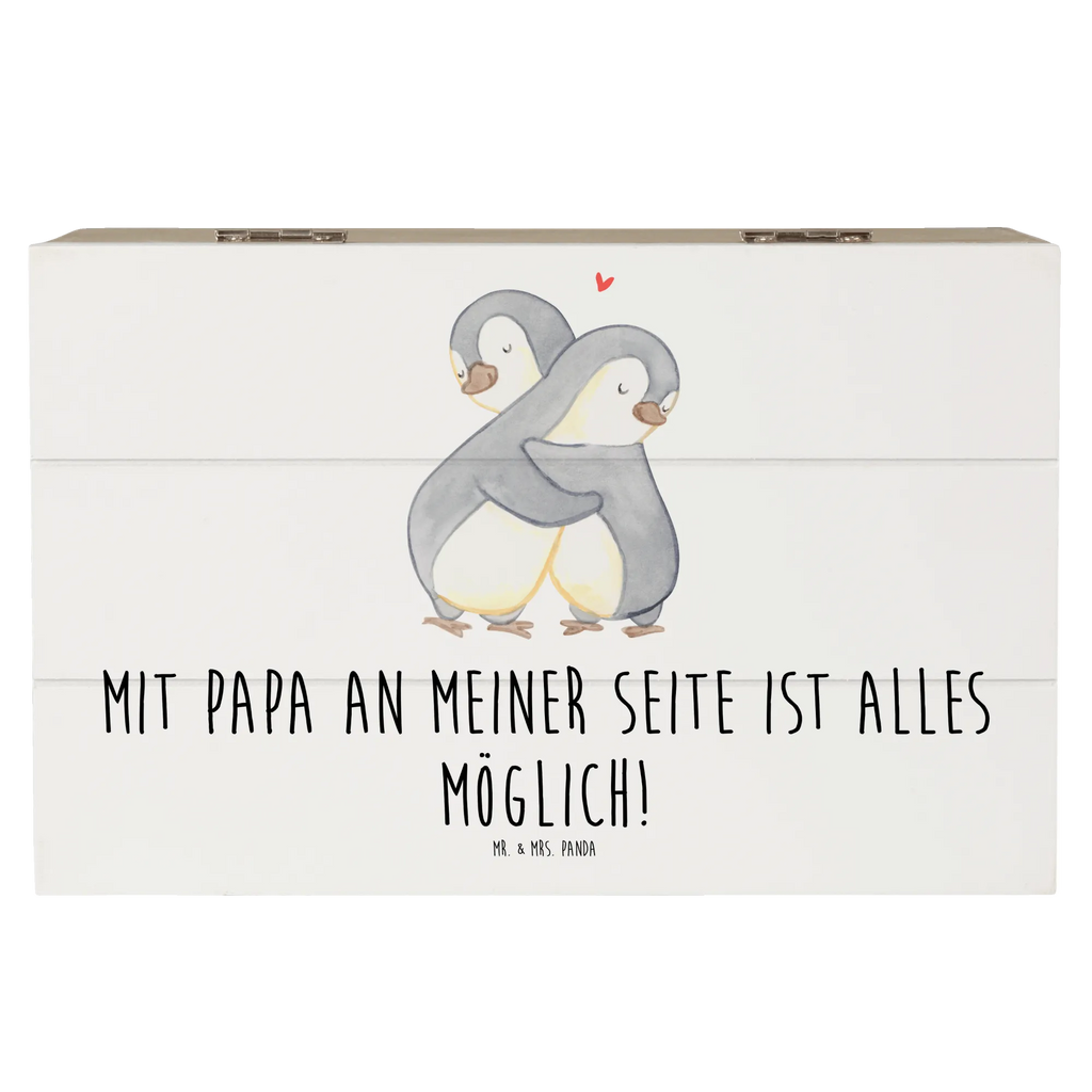 Holzkiste Papa Möglichmacher XXL, Dekokiste, Geschenkdose, Kiste, Aufbewahrungsbox, Schatulle, Truhe, Geschenkbox, Erinnerungsbox, Holzkiste, Erinnerungskiste, Schatzkiste