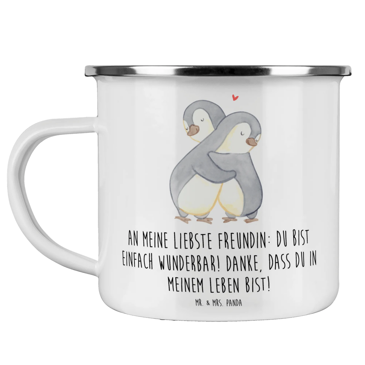 Camping Emaille Tasse Liebste Freundin Outdoor Becher, outdoortasse, Campingbecher, Motivtasse, Teebecher, Emaille Becher, Kaffeepott, Emaille Tasse, wanderbecher, Outdoor Tasse, Reisebecher, becher emaille, reisetasse, Campingtasse, Teetasse, metallbecher, Haferl, emaillebecher, blechbecher, Pott, wandertasse, Blechtasse, Tasse Emaille, Emailletasse, Dekoration, sprüche, zitate, spruch kollektion, inspiration, motivation, lebensweisheiten, geschenkideen, wanddeko, wohnaccessoires, sprüche sammlung, schöne sprüche, glück, liebe, freude, Lächeln, alltag verschönern, nachhaltige geschenke, Kreativ, Einzigartig, shopify, mr and mrs panda