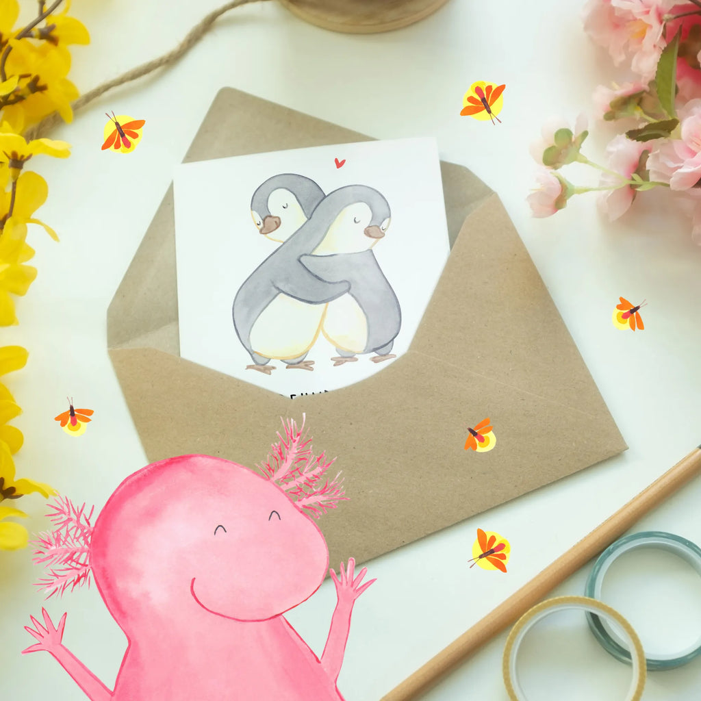 Greetings card Eine Freundin ist ein Geschenk, das man sich selbst macht. Geburtstagskarte, Klappkarte, Grußkarte, Glückwunschkarte, Einladungskarte, Ansichtskarten, Hochzeitskarte, Karte, sprüche, zitate, spruch kollektion, inspiration, motivation, lebensweisheiten, geschenkideen, wanddeko, wohnaccessoires, sprüche sammlung, schöne sprüche, glück, liebe, freude, lächeln, alltag verschönern, nachhaltige geschenke, dekoration, kreativ, einzigartig, shopify, mr and mrs panda