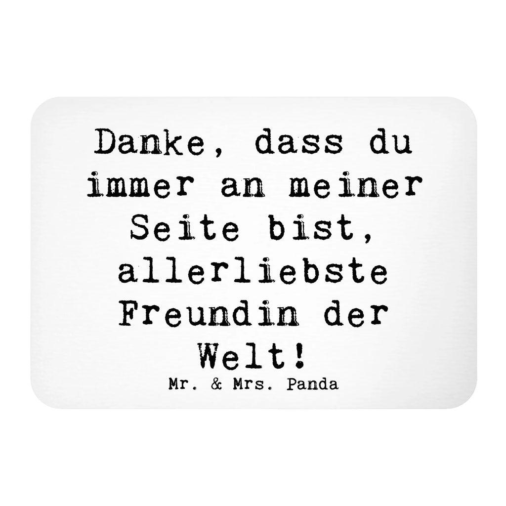Magnet Saying Danke, dass du immer an meiner Seite bist, allerliebste Freundin der Welt! Dekomagnet, Notiz Magnet, Kühlschrank Dekoration, Whiteboard Magnet, Motivmagnete, Pinnwandmagnet, Souvenir Magnet, Kühlschrankmagnet