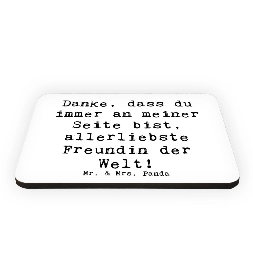 Magnet Saying Danke, dass du immer an meiner Seite bist, allerliebste Freundin der Welt! Dekomagnet, Notiz Magnet, Kühlschrank Dekoration, Whiteboard Magnet, Motivmagnete, Pinnwandmagnet, Souvenir Magnet, Kühlschrankmagnet