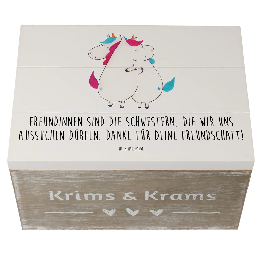 Holzkiste Freundinnen Schwestern Schatzkiste, Erinnerungsbox, Geschenkbox, Geschenkdose, Kiste, Aufbewahrungsbox, Dekokiste, Holzkiste, Schatulle, Truhe, Erinnerungskiste, XXL