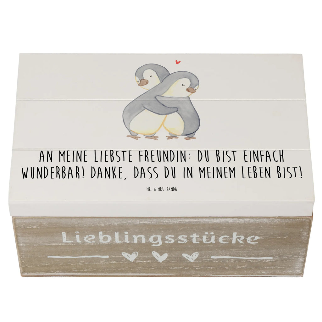 Holzkiste Liebste Freundin Truhe, Kiste, Geschenkdose, Aufbewahrungsbox, Schatulle, Erinnerungsbox, Holzkiste, XXL, Erinnerungskiste, Schatzkiste, Dekokiste, Geschenkbox, sprüche, zitate, spruch kollektion, inspiration, motivation, lebensweisheiten, geschenkideen, wanddeko, wohnaccessoires, sprüche sammlung, schöne sprüche, glück, liebe, freude, lächeln, alltag verschönern, nachhaltige geschenke, dekoration, kreativ, einzigartig, shopify, mr and mrs panda