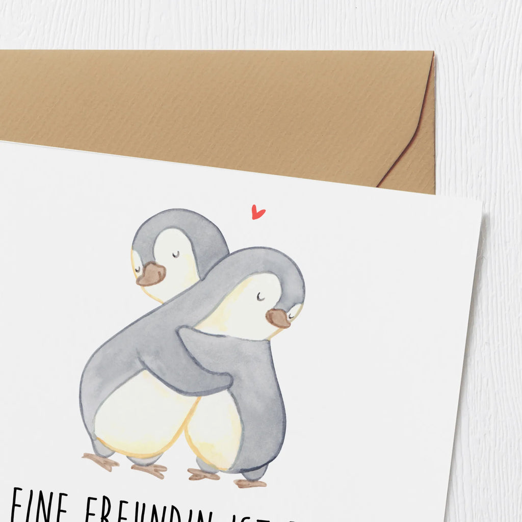 Deluxe Card Eine Freundin ist ein Geschenk, das man sich selbst macht. Karte, Hochzeitskarte, Hochwertige Grußkarte, Grußkarte, Geburtstagskarte, Hochwertige Klappkarte, Glückwunschkarte, Klappkarte, Einladungskarte, sprüche, zitate, spruch kollektion, inspiration, motivation, lebensweisheiten, geschenkideen, wanddeko, wohnaccessoires, sprüche sammlung, schöne sprüche, glück, liebe, freude, lächeln, alltag verschönern, nachhaltige geschenke, dekoration, kreativ, einzigartig, shopify, mr and mrs panda