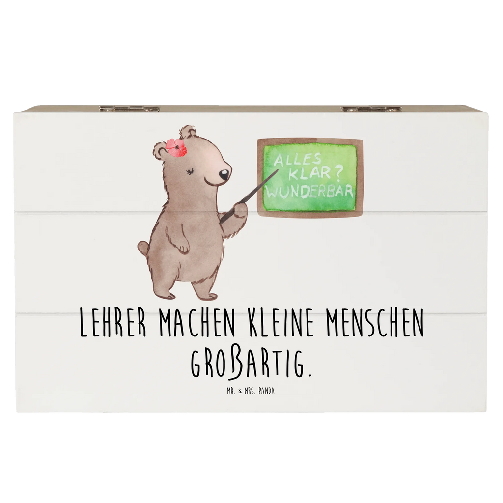 Holzkiste Lehrer Großartig XXL, Geschenkbox, Schatulle, Erinnerungsbox, Schatzkiste, Geschenkdose, Holzkiste, Aufbewahrungsbox, Truhe, Kiste, Dekokiste, Erinnerungskiste