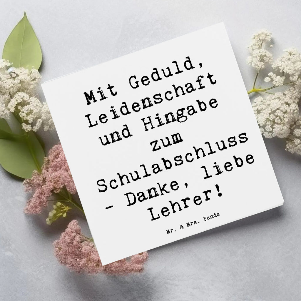 Deluxe Karte Spruch Danke Lehrer Glückwunschkarte, Einladungskarte, Hochwertige Grußkarte, Geburtstagskarte, Karte, Grußkarte, Hochzeitskarte, Klappkarte, Hochwertige Klappkarte