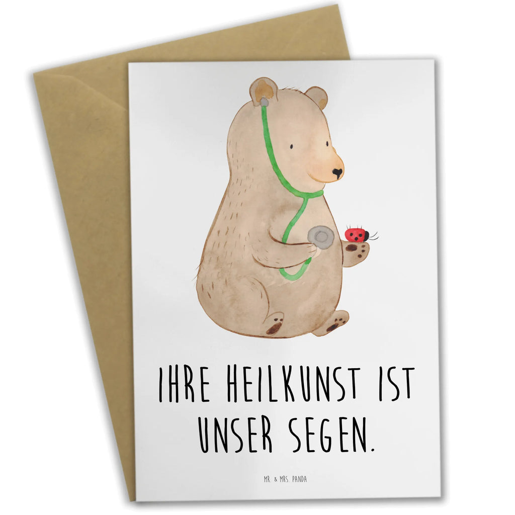 Greetings card Ihre Heilkunst ist unser Segen. Glückwunschkarte, Ansichtskarten, Geburtstagskarte, Grußkarte, Einladungskarte, Klappkarte, Hochzeitskarte, Karte