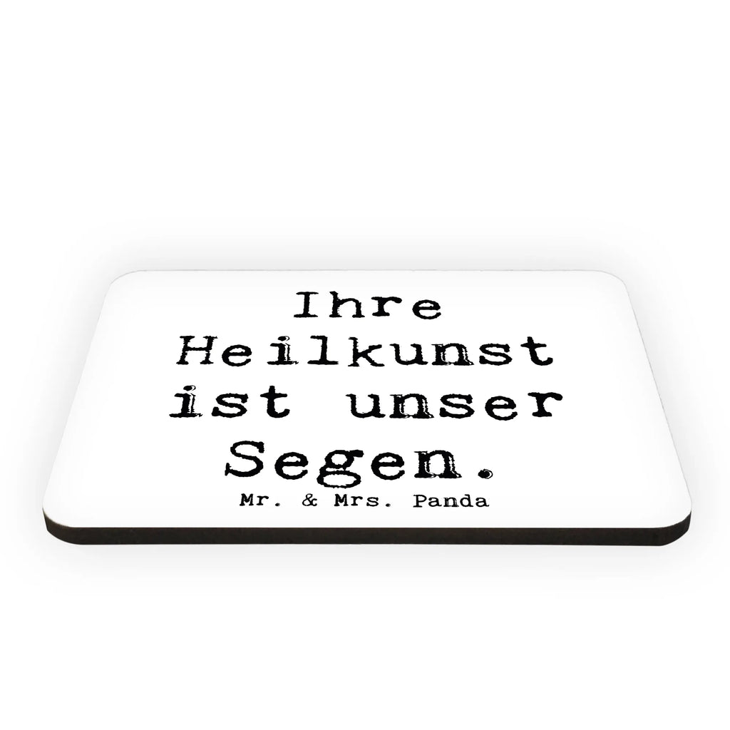 Magnet Saying Ihre Heilkunst ist unser Segen. Kühlschrankmagnet, Pinnwandmagnet, Souvenir Magnet, Motivmagnete, Dekomagnet, Whiteboard Magnet, Notiz Magnet, Kühlschrank Dekoration
