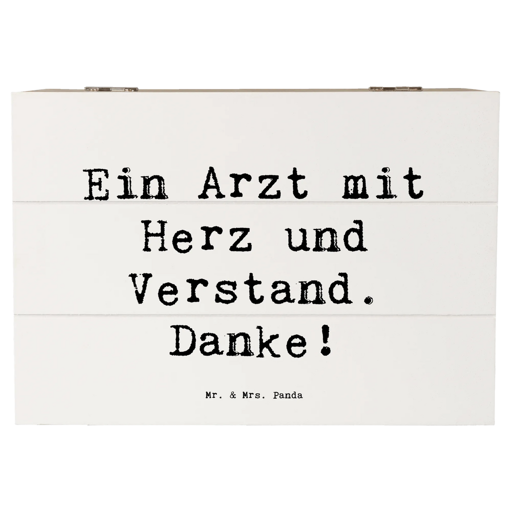 Holzkiste Ein Arzt mit Herz und Verstand. Danke! Holzkiste, Kiste, Schatzkiste, Truhe, Schatulle, XXL, Erinnerungsbox, Erinnerungskiste, Dekokiste, Aufbewahrungsbox, Geschenkbox, Geschenkdose