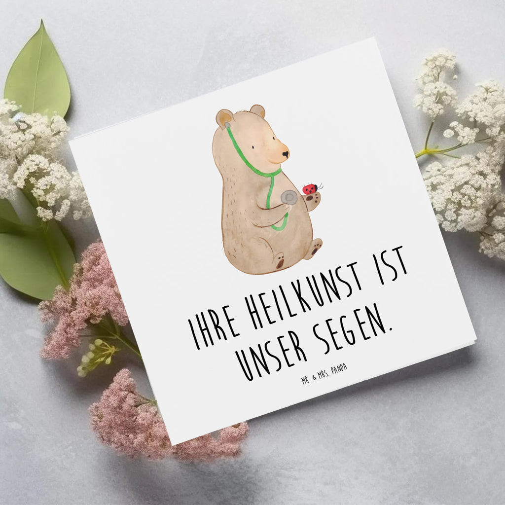 Deluxe Card Ihre Heilkunst ist unser Segen. Hochwertige Klappkarte, Hochwertige Grußkarte, Geburtstagskarte, Glückwunschkarte, Hochzeitskarte, Klappkarte, Karte, Einladungskarte, Grußkarte
