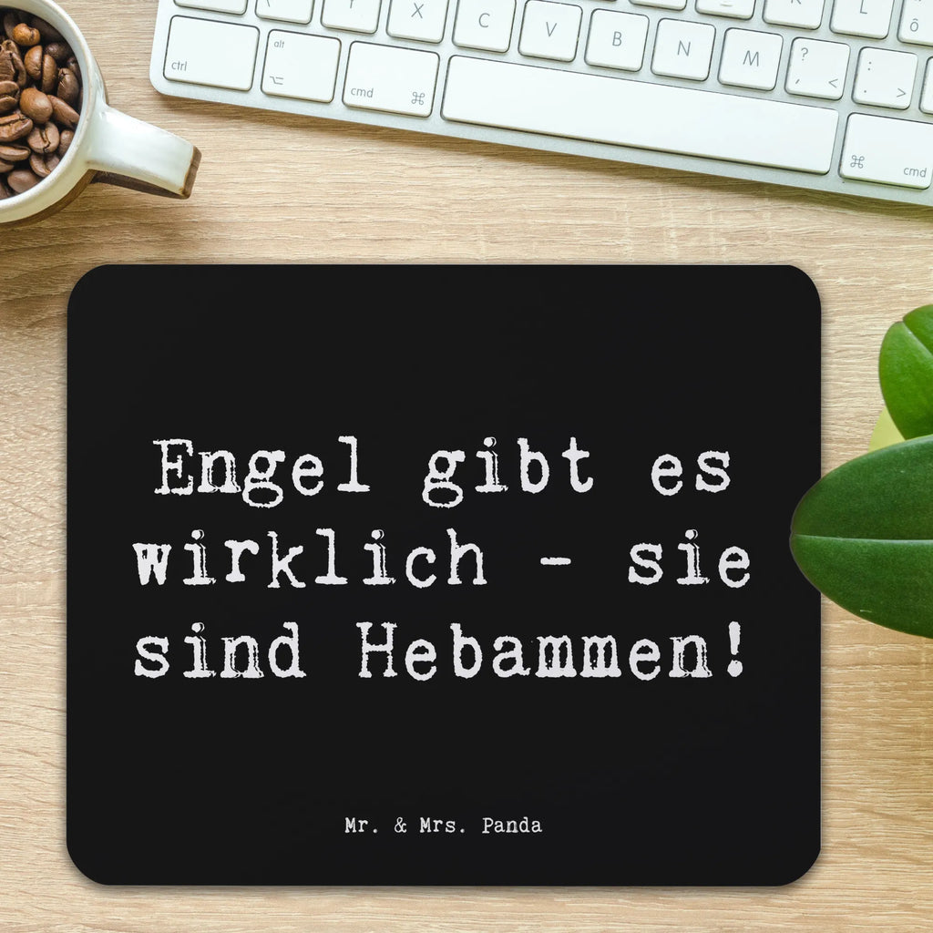 Mauspad Engel gibt es wirklich - sie sind Hebammen! Mousepad, Computer zubehör, Büroausstattung, PC Zubehör, Arbeitszimmer, Mauspad, Einzigartiges Mauspad, Designer Mauspad, Mausunterlage, Mauspad Büro